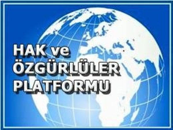 Hak ve Özgürlükler Platformundan Taziye Mesajı 