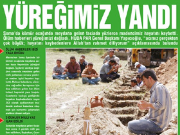 Doğruhaber, Soma Faciasını Manşetine Taşıdı