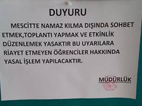 28 Şubat Zihniyeti Devlet Yurdunda!