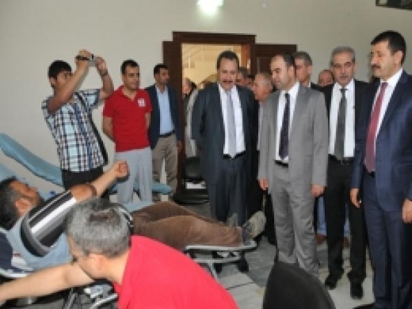 Şanlıurfalı Başkanlardan Kan Bağışına Destek 