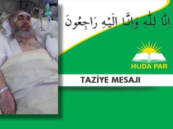 HÜDA PAR'dan Taziye Mesajı 