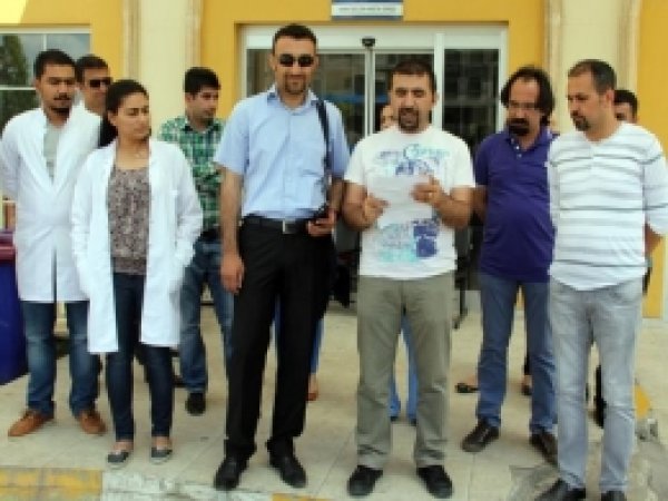 Görevdeyken Saldırıya Uğrayan Hemşire İçin Basın Açıklaması 