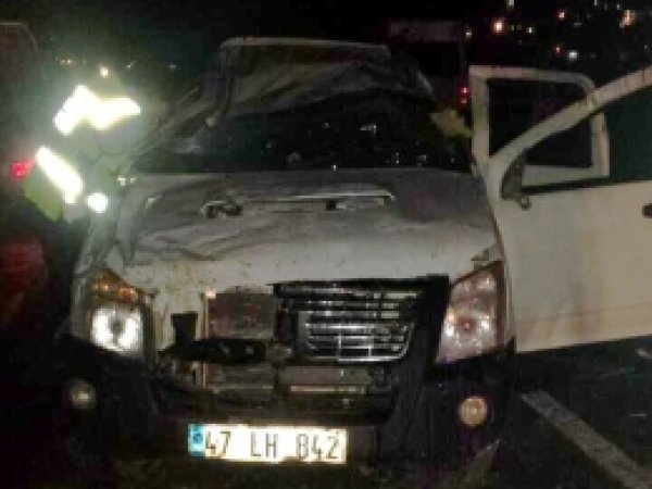 Diyarbakır- Mardin  Karayolunda Kaza: 1 Ölü 1 Yaralı 