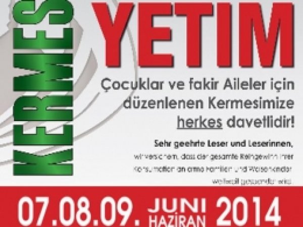 Avusturya'da Yetimler Yararına Kermes Düzenlenecek 