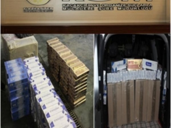 350 Karton Kaçak Sigara Yakalandı 
