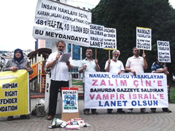 Kocaeli'de Orucu Yasaklayan Çin'e Tepki
