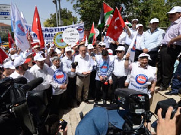 Memur-Sen'den Gazze'ye Destek Eylemi 