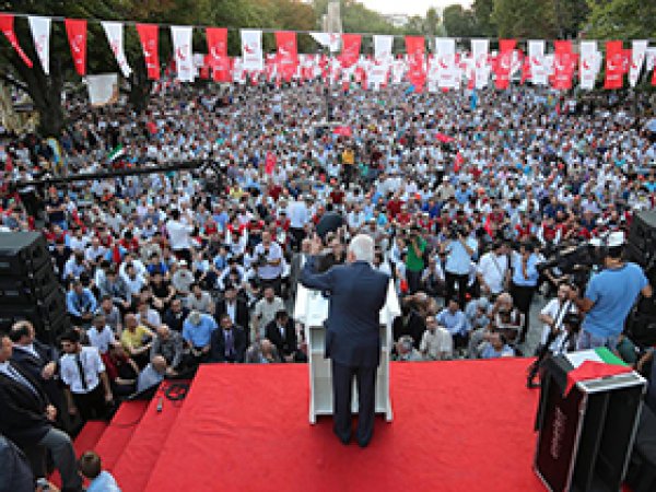 İstanbul Mazlumlar için 'Tek Yürek' Oldu 