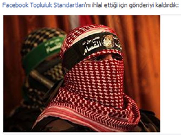 Facebook'tan Hamas'a Sansür