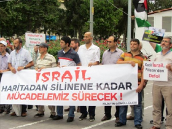 Sakarya'da İsrail'e Sert Tepki