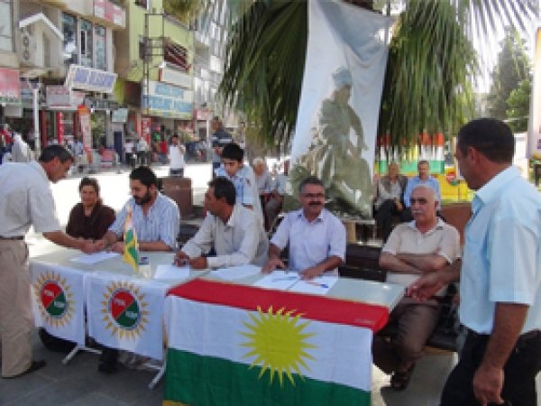 Kızıltepe'de Kürdistan için İmza Kampanyası 