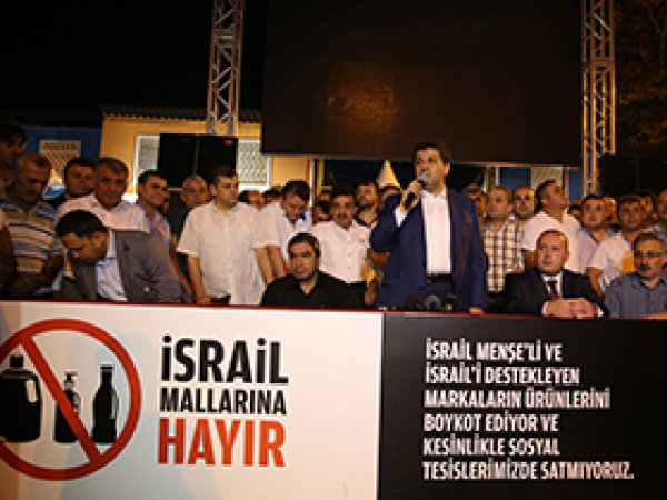 Esenlerde 450 STK'dan İsrail'e Boykot 