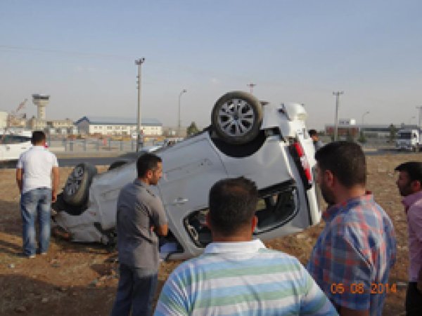 Kızıltepe'de Trafik Kazası:1 Ölü 1 Yaralı  