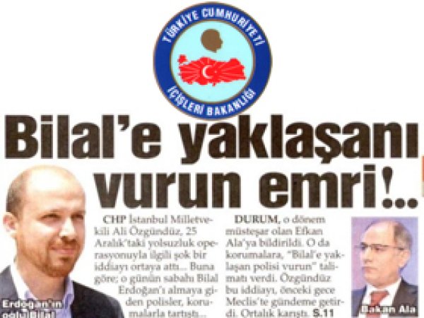İçişleri'nden 'Bilal'e Yaklaşanı Vurun'a Yanıt