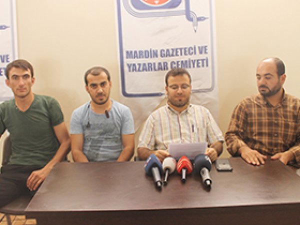 Mardinli Gazeteciler Meslektaşına Sahip Çıktı 