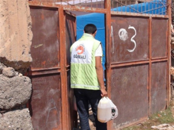 Çınar Şefkat Der'den 36 Aileye Gıda Yardımı 