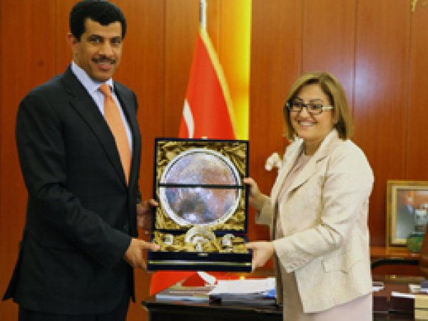 Katar Ankara Büyükelçisi Fatma Şahin'i Ziyaret Etti 