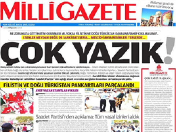 Filistin Standı Yıkan AKP'li Belediye'ye Tepki