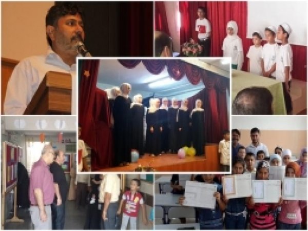 Adana'da Suriyeli Miniklerin Karne Sevinci 