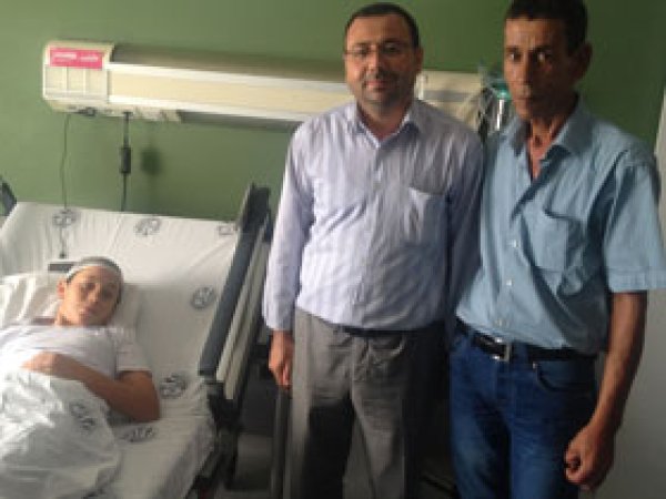 HÜDA PAR'dan Gazzeli Yaralılara Ziyaret 
