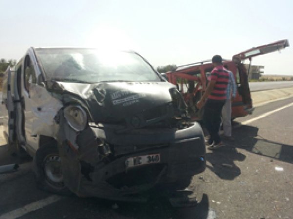 Nusaybin'de Trafik Kazası: 4 Yaralı 