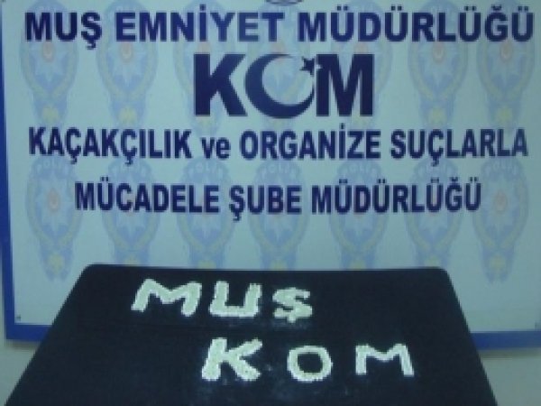 Muş'ta Bin 551 Adet Uyuşturucu Hap Ele Geçirildi 