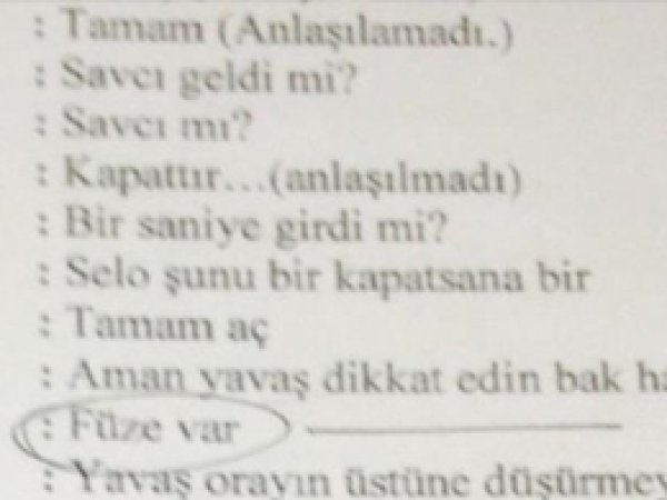 MİT TIR'larının Görüşme Tutanağı Yayınlandı
