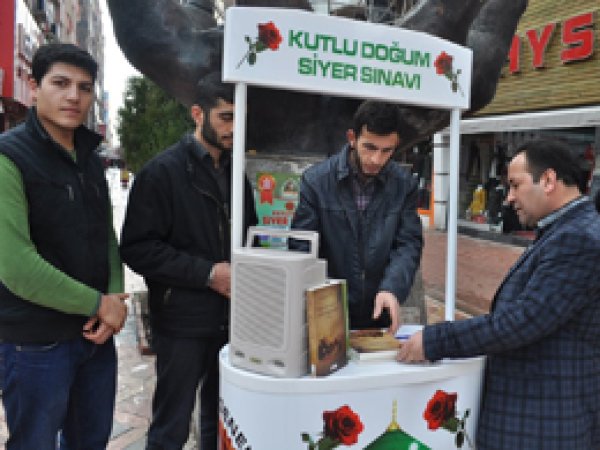 Batman’da Siyer Sınavı için stant açıldı
