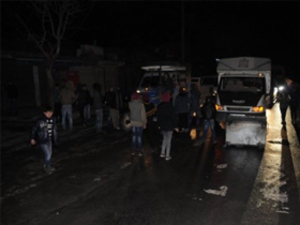 Silopi ve Cizre'de olaylı gösteri