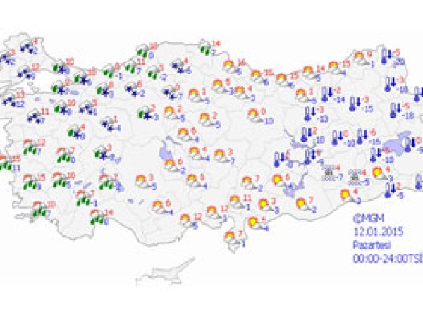 Kuvvetli yağışlara dikkat!