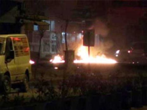 PKK'nin fırlattığı roket işyerine isabet etti
