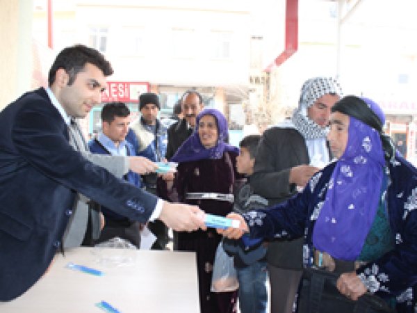 Ceylanpınar'da 'Bende Fırçalıyorum' Kampanyası