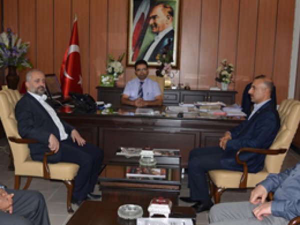 HÜDA PAR Batman Milli Eğitim Müdürü'nü ziyaret etti