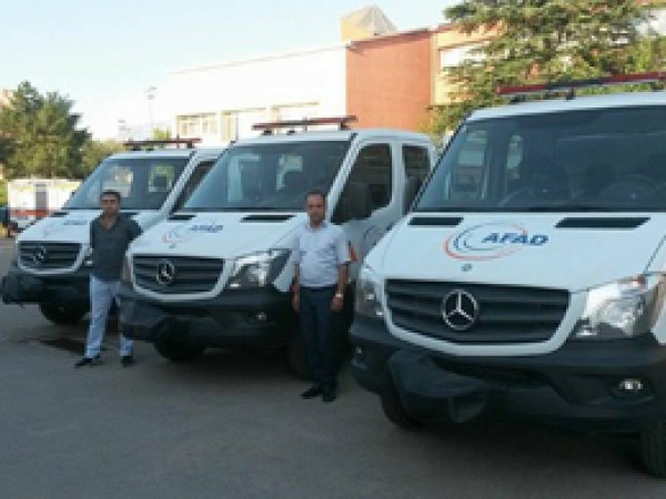 Diyarbakır AFAD'a üç yeni araç
