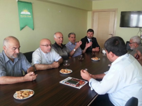 Saadet Partisinden HÜDA PAR'a ziyaret