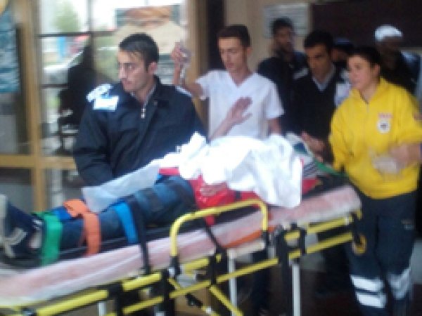 Solhan'da trafik kazası:  2 yaralı