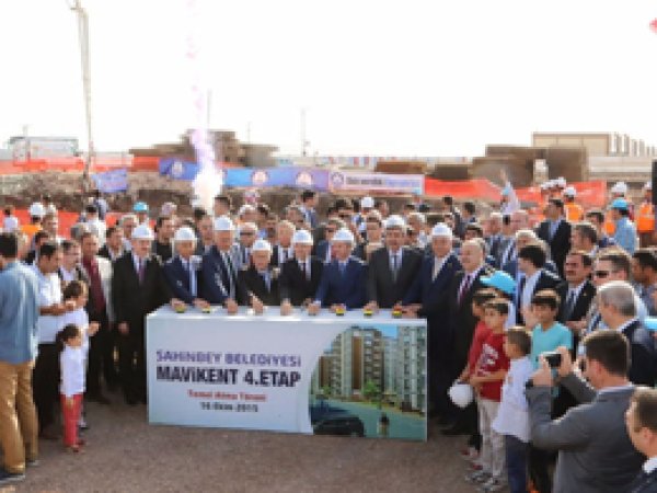 Dar gelirli aileler için konutların temeli atıldı