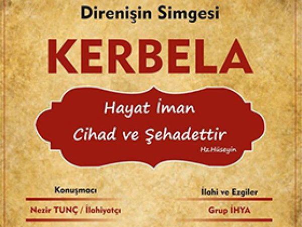 Aksaray'da Kerbela etkinliği düzenlenecek