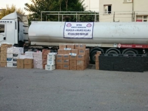 107 bin paket kaçak sigara ele geçirildi