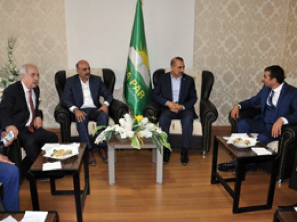 AK Parti heyetinden HÜDA PAR'a ziyaret