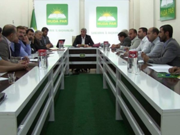 Şanlıurfa'da  HÜDA PAR İlçe Başkanları toplantısı yapıldı