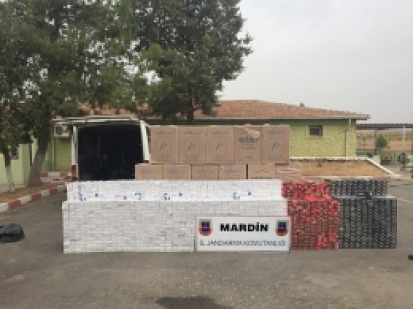 Mardin'de kaçak sigara operasyonları 