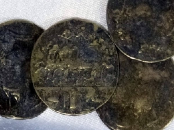 Siverek'te 198 adet bronz sikke ele geçirildi