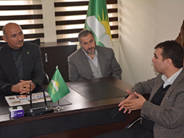 Kozluk'ta  AK Parti'den HÜDA PAR'a ziyaret