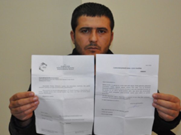 Polislerce darp edilen kişi HÜR DER'e başvurdu