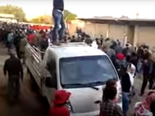 Rojava'da PYD karşıtı protesto