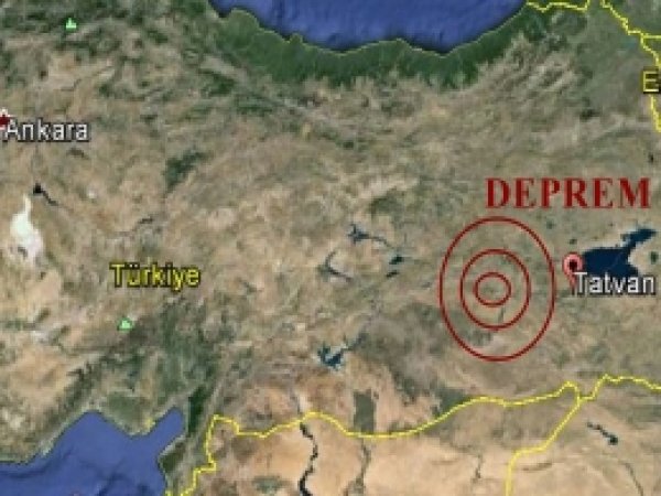 Bitlis'te 3,8 büyüklüğünde deprem