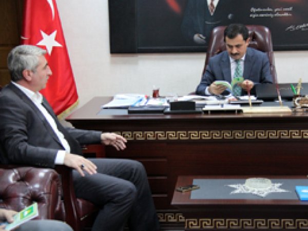 Urfa HÜDA PAR'dan Milli Eğitim Müdürüne ziyaret