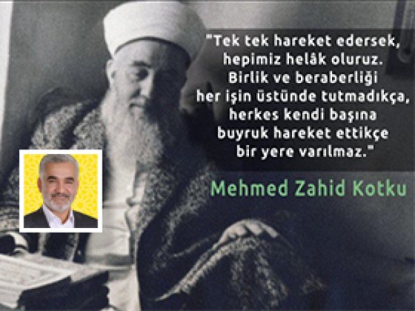 Yapıcıoğlu'ndan Zahid Kotku mesajı