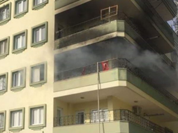 Tarsus'ta yangın